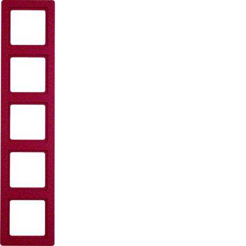 Berker 10156062 Rahmen 5fach Q.1 rot, samt Mesch Shop Berker 10156062 Rahmen 5fach Q.1 rot, samt Mesch Shop